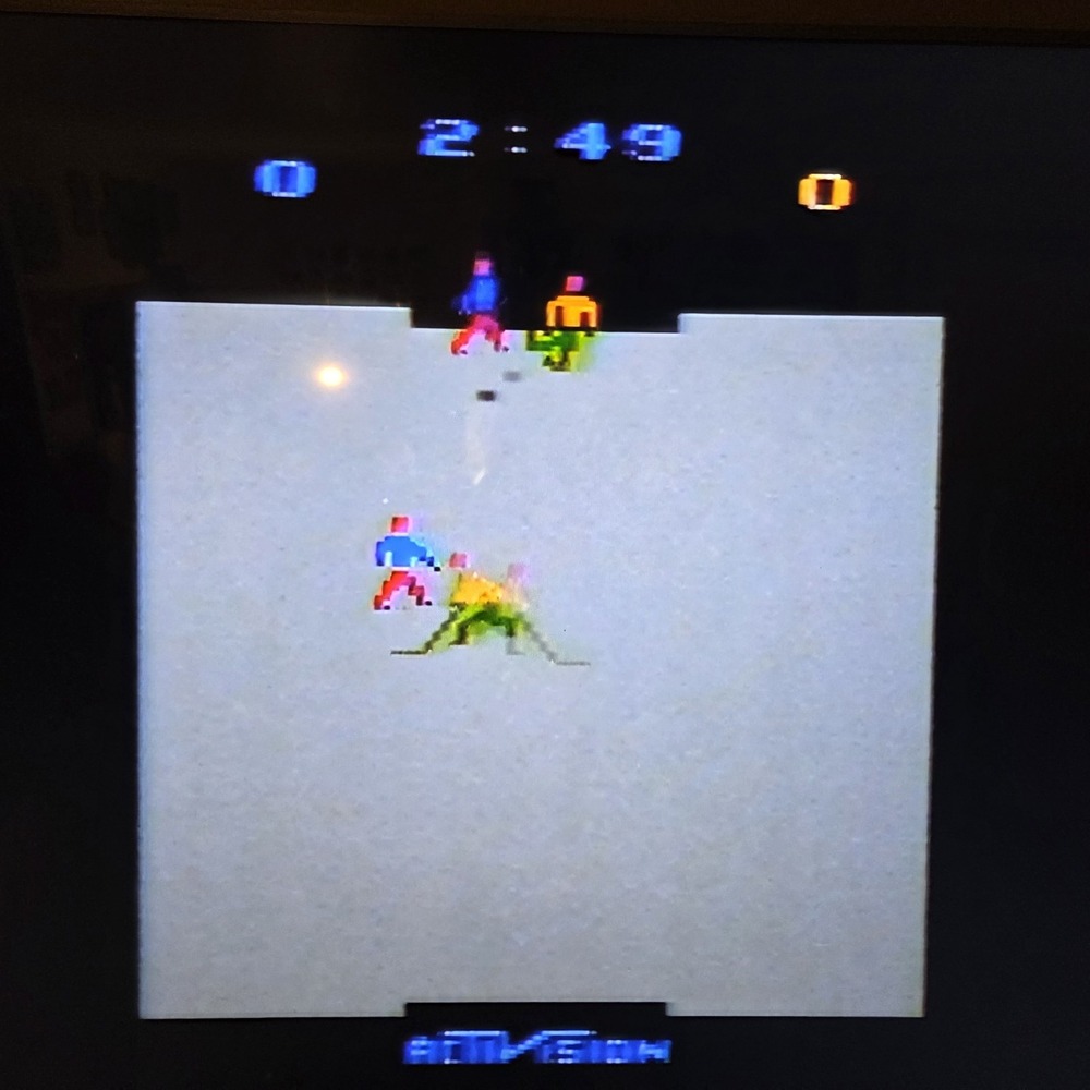 Ice Hockey Atari 2600 Activision Video Game Cartridge 1981 OEM Authentic Tested